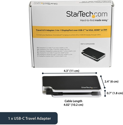 Startech com usb multiport - c,
